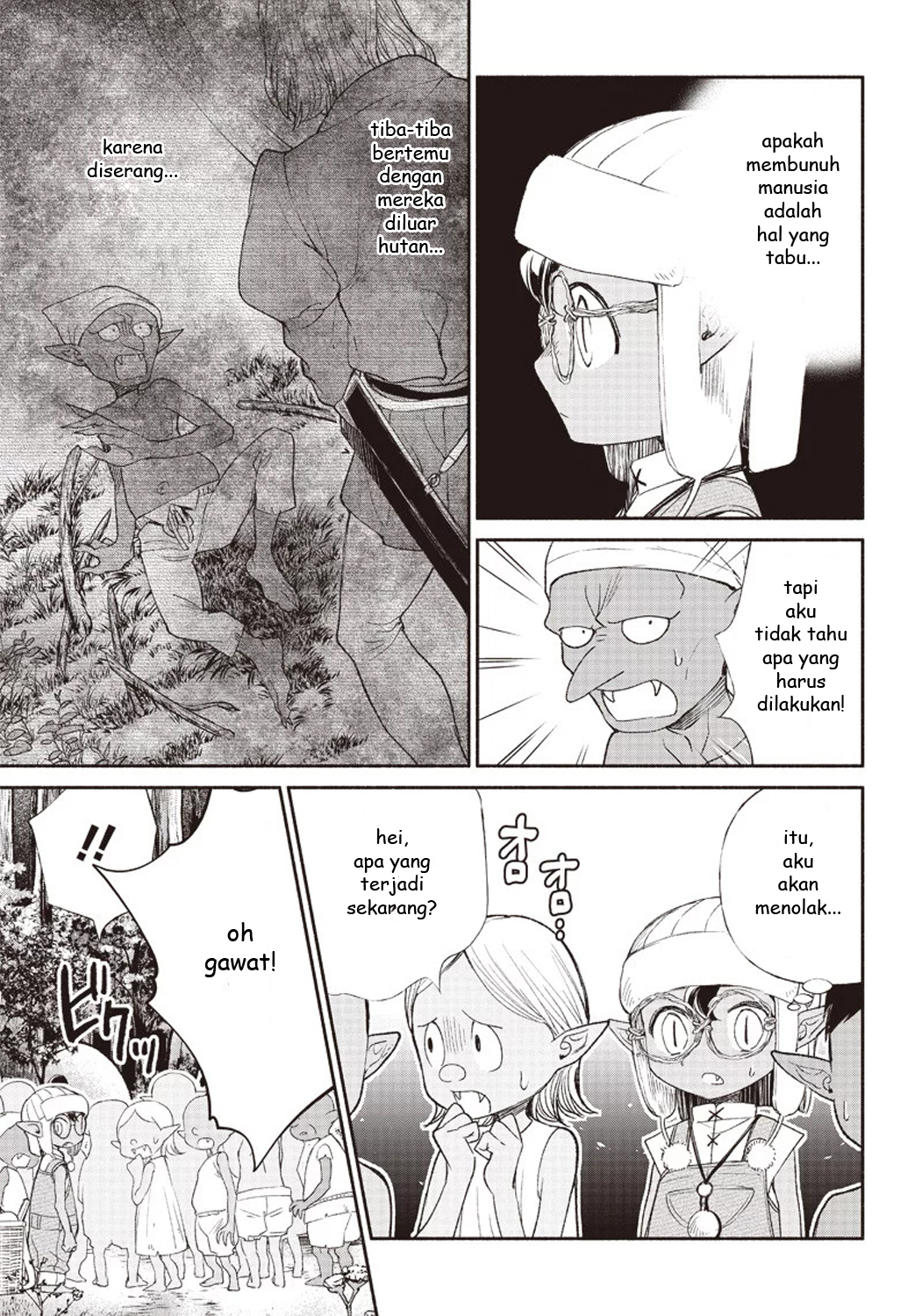 Tensei Goblin da kedo Shitsumon aru? Chapter 02 Bahasa Indonesia